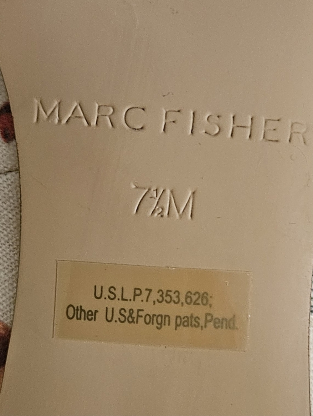 Marc Fisher Floral Stiletto Heels - Picture 4 of 6